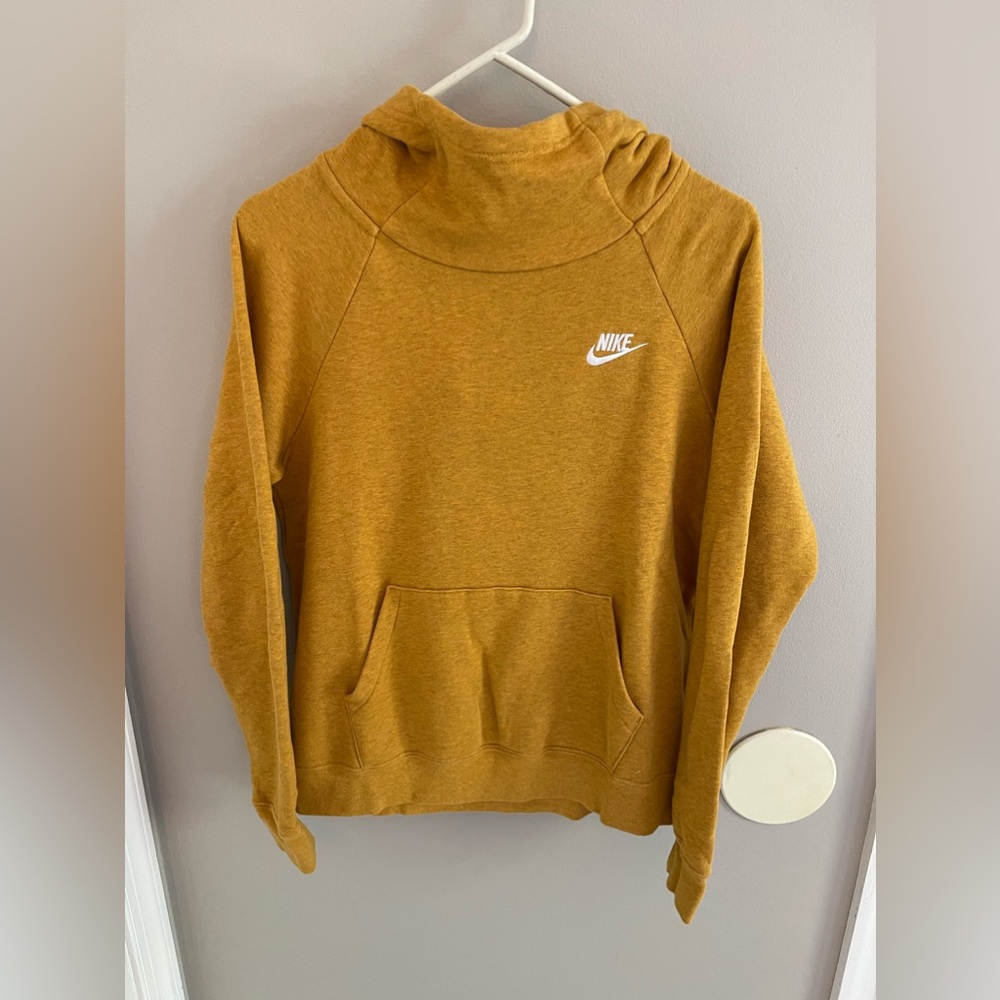 Nike mustard colored hoodie